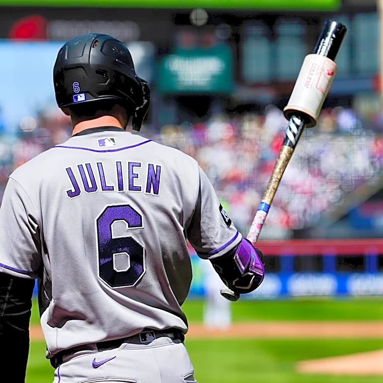 Edouard Julien was patient at the plate but ultimately ineffective for the Rockies