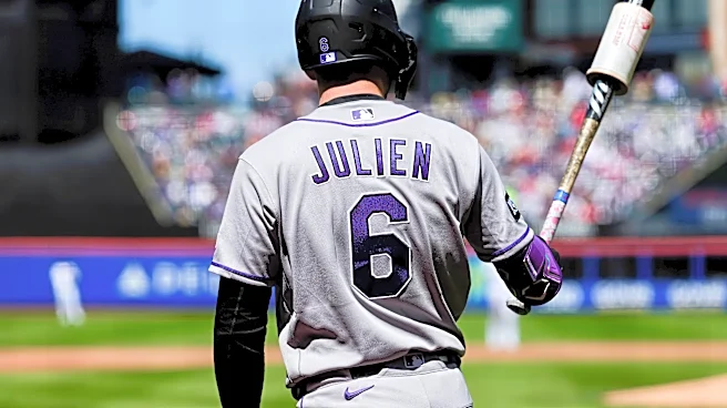 Edouard Julien was patient at the plate but ultimately ineffective for the Rockies