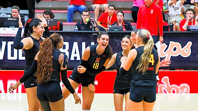 Freshmen dazzle as Maryland volleyball overcomes Iowa in five-set thriller