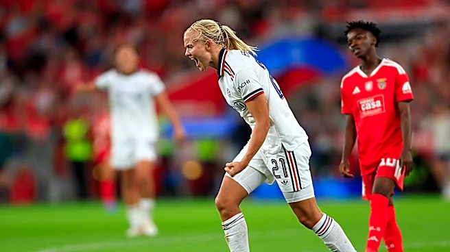 Bayern Munich’s Pernille Harder becomes third ever to hit 50-goal mark in UWCL
