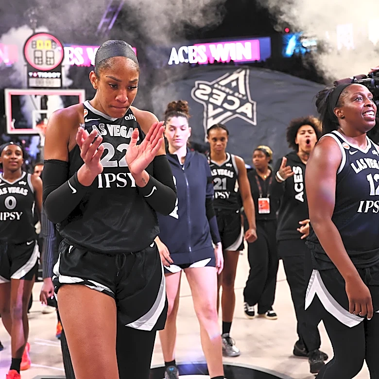 A’ja Wilson again proves she’s on another level as the Las Vegas Aces eliminate the Indiana Fever to return to the WNBA semifinals