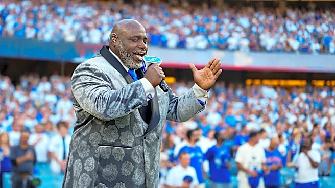 Dodgers NLDS Game 1: Keith Williams Jr. anthem, Adrián González first pitch