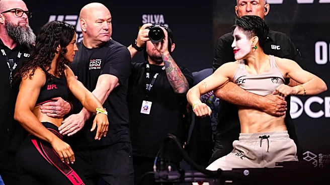 Video: Wang Cong taunts Natalia Silva at final face-off before UFC 332
