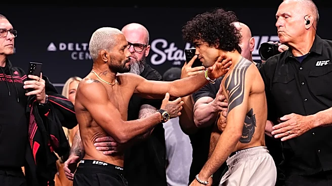 Bad blood? Figgy vs. Talbott faceoff nearly turns ugly as former champ throws fake punch | UFC 332 video