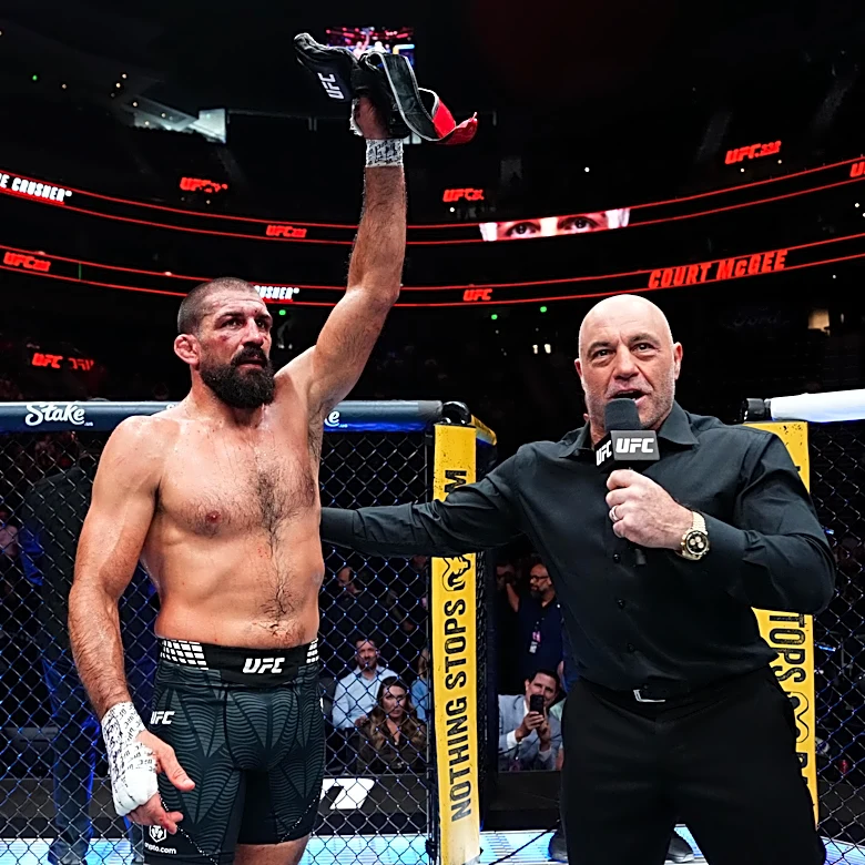 UFC 332 results: Court McGee retires after third-round stoppage loss to Eric Nolan
