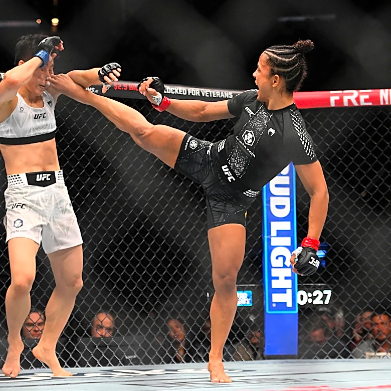 UFC 332 results: Natalia Silva drops Wang Cong, survives late rally to capture Flyweight gold