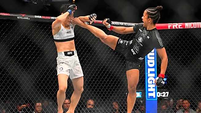 UFC 332 results: Natalia Silva drops Wang Cong, survives late rally to capture Flyweight gold