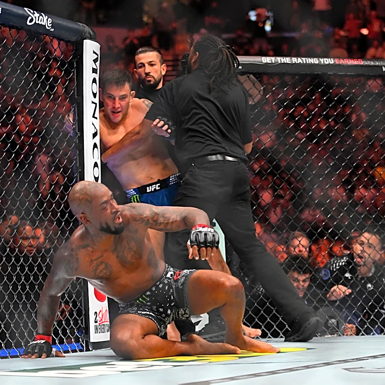 Dana White finally admits Herb Dean having ‘rough f—king year’ after screwy UFC 332 stoppage, King Green reacts