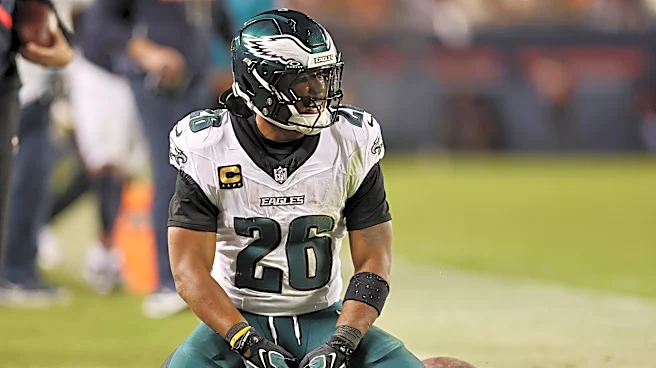 Saquon Barkley injury: Eagles running back injures hamstring against Rams