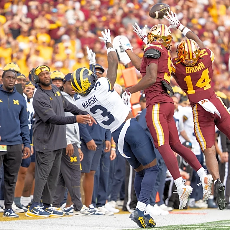 PFF grades, snap counts from Michigan Football’s 20-14 loss to Minnesota