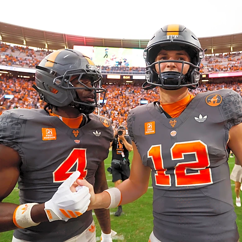 Tennessee moves up in the polls after win over Auburn