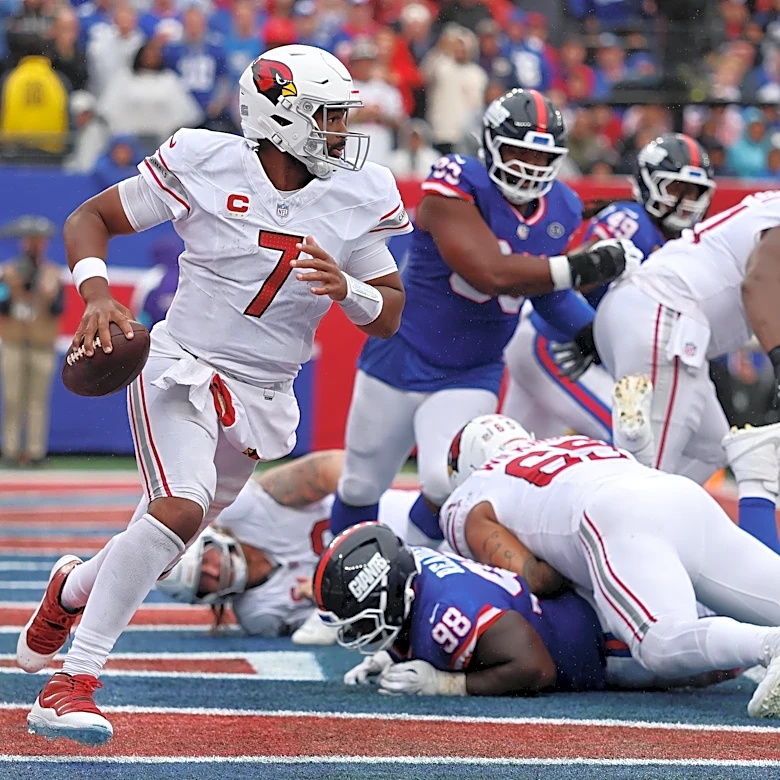 Jacoby Brissett throws game away in Cardinals loss to Giants