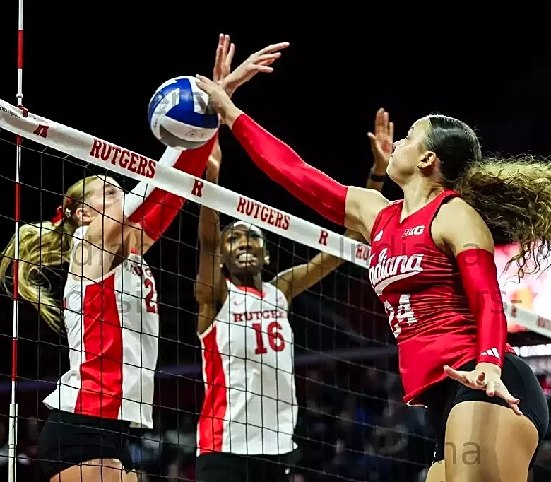 Volleyball Takes the Second From #15 Indiana & Never Leads Again in a Four-Set Loss