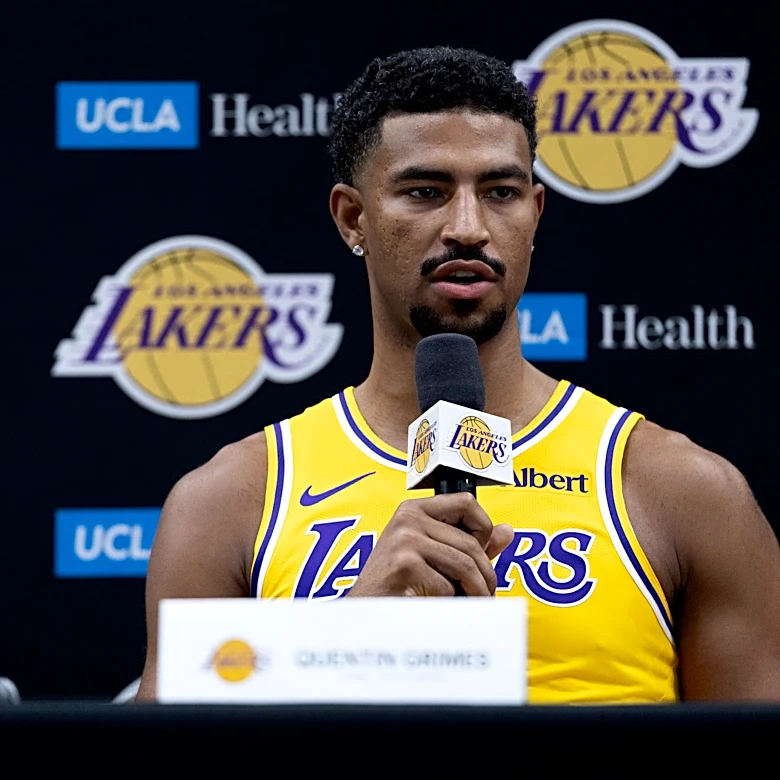 Quentin Grimes says it was ‘surreal’ to sign with Lakers after father grew up a fan
