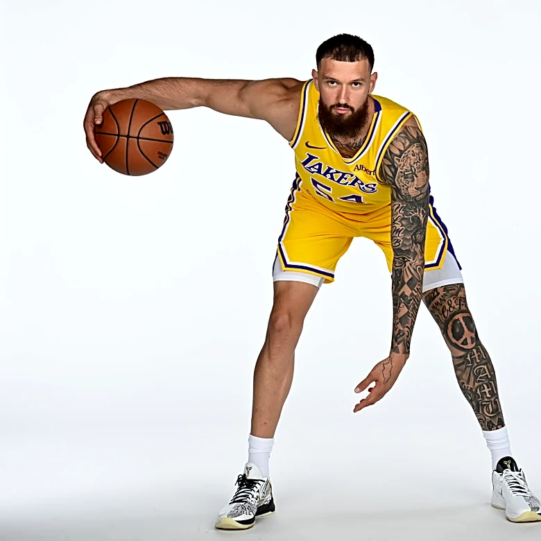 Sandro Mamukelashvili is excited to be a Laker after growing up a Kobe Bryant fan
