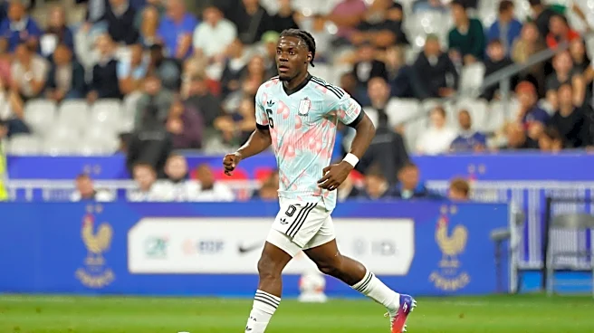 Roméo Lavia picks up assist for Belgium against Maxence Lacroix’s France