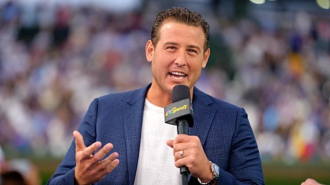 Anthony Rizzo shares insight as an analyst during AL Wild Card Series