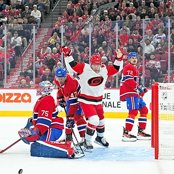 Hurricanes 6, Canadiens 4