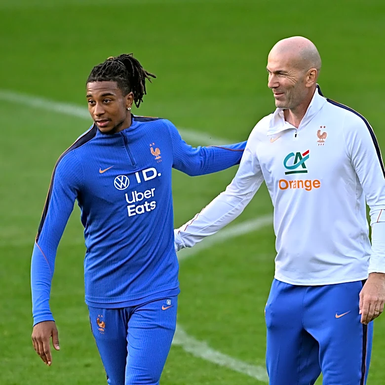 Zinedine Zidane shrugs off question of Michael Olise being the best footballer in the world
