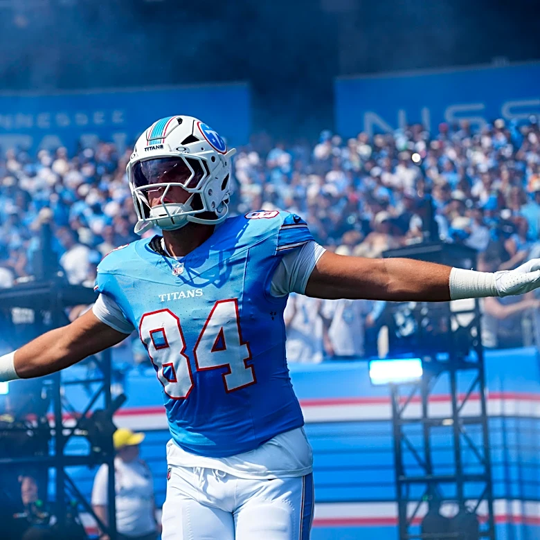Where is TE Gunnar Helm in this Titans offense?