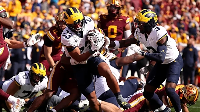 Michigan Football’s offensive line is looking to get ‘downhill’ run game going