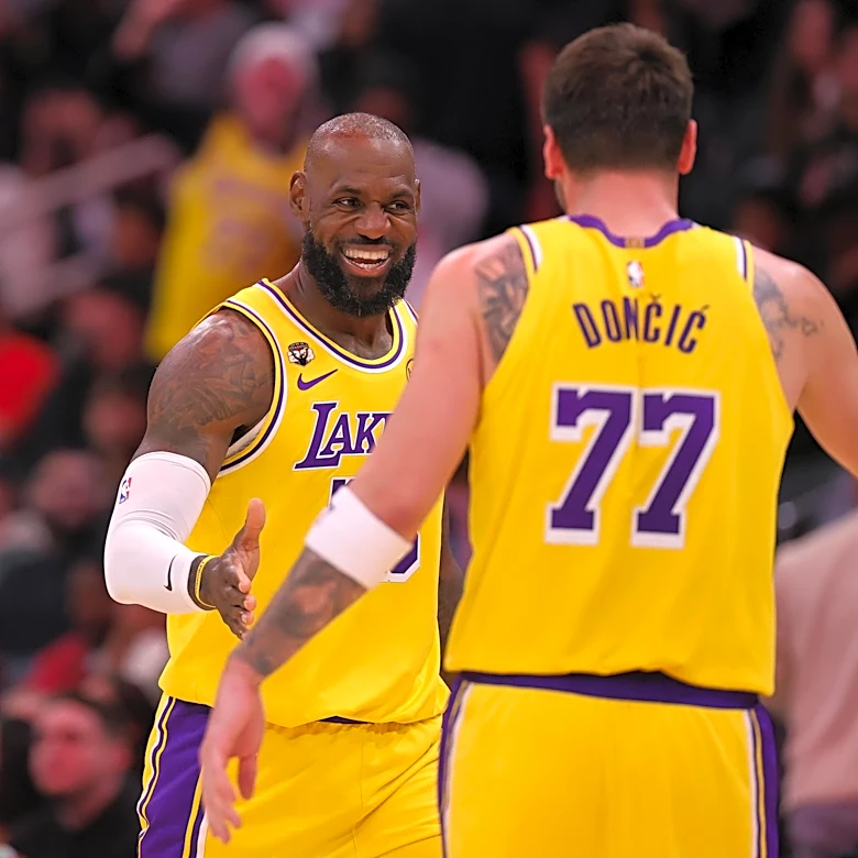 Luka Dončić said LeBron James reached out when he left the Lakers