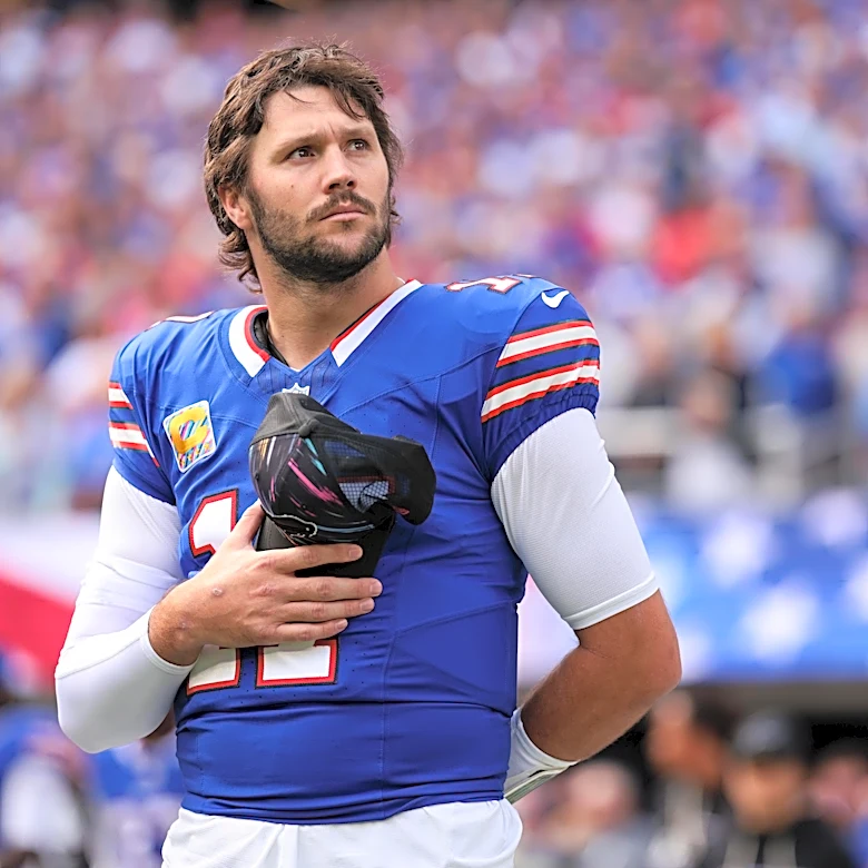 Josh Allen provides update on whether or not a knee injury is hindering his running