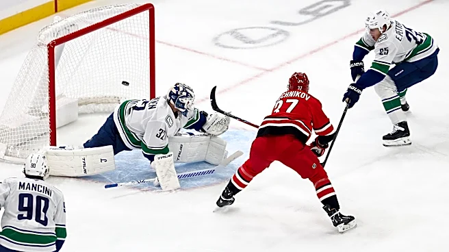 Logan Stankoven nets a Hat Trick as Hurricanes Dominate Canucks 7-2