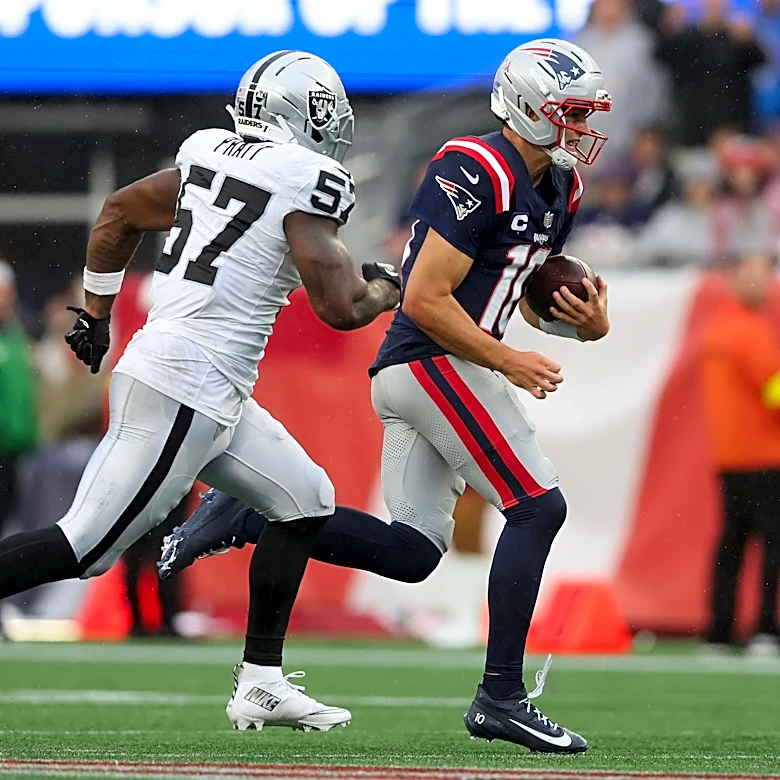 Patriots vs. Raiders weather forecast for NFL Week 5