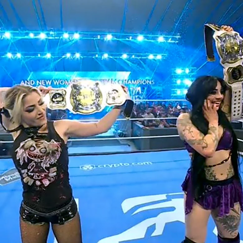 Alexa Bliss & Tatum Paxley win tag team titles