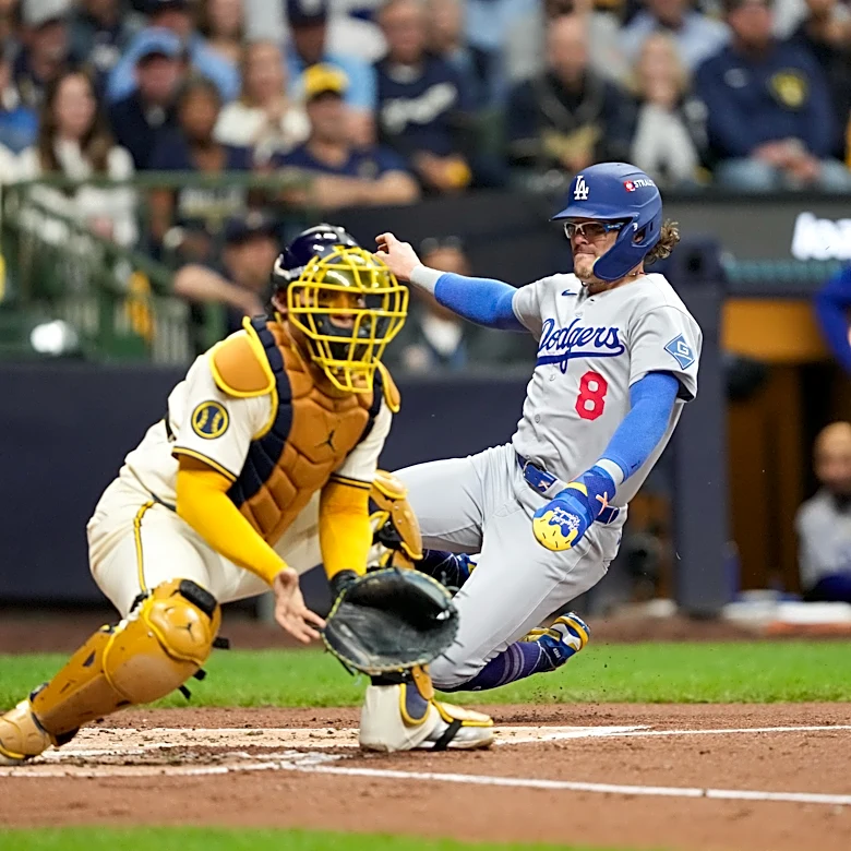 Dodgers notes: NLCS history with Brewers, playoff scoring down this year