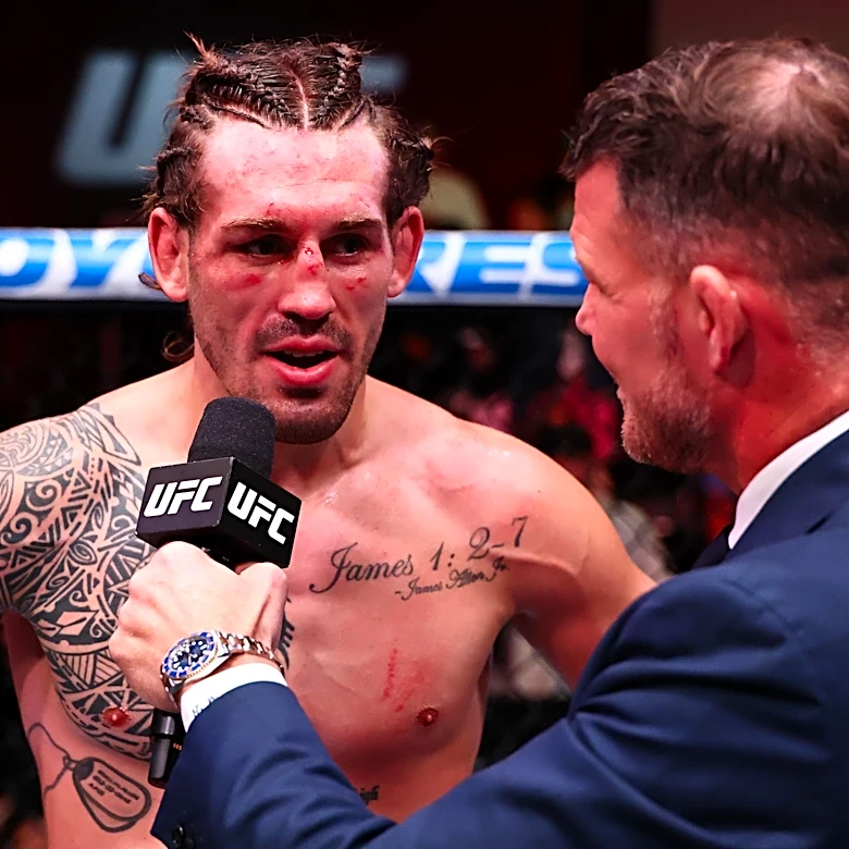 Brendan Allen’s teammate shares pics of nasty fight week staph infection