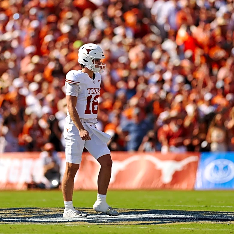 Texas opens as a 9.5-point favorite against Florida
