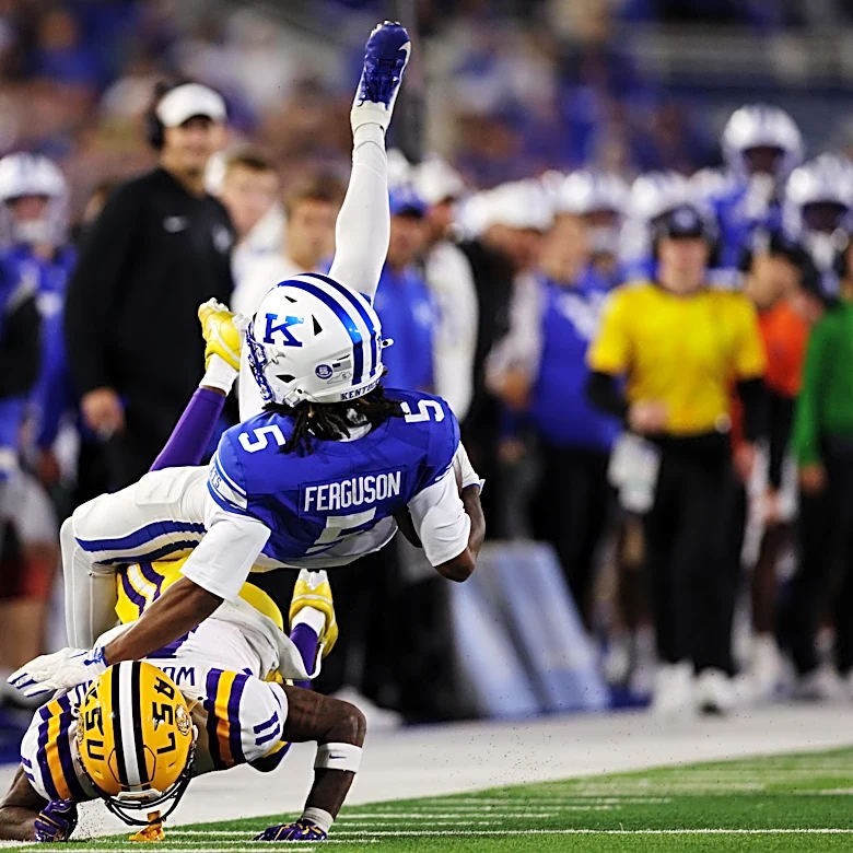 Ja’Kayden Ferguson stepped up when Kentucky needed it most vs. LSU, including a highlight-reel catch
