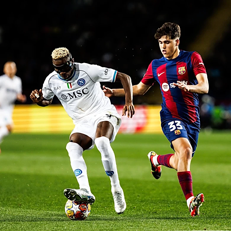 ‘Things may have changed’ – Pau Cubarsí talks facing Victor Osimhen again ahead of Barcelona vs Galatasaray