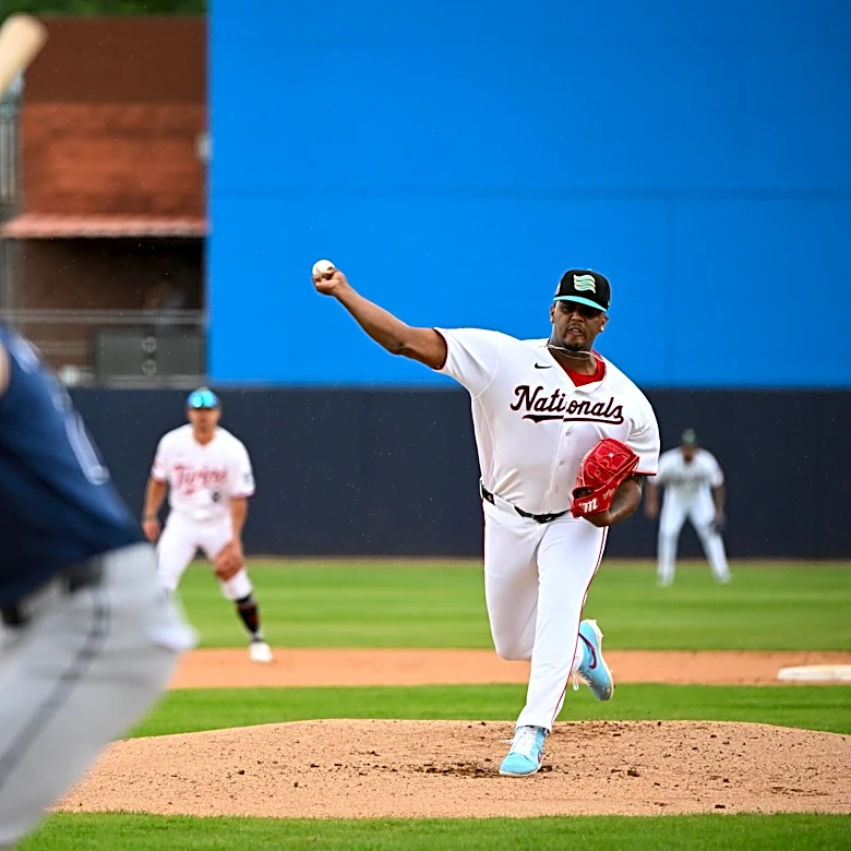 Nationals prospect Jarlin Susana is at the Arizona Fall League throwing heat in the desert