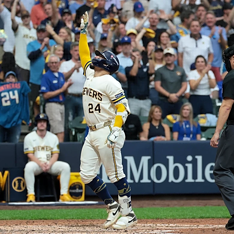 Dodgers need Brewers help to score, can’t stop William Contreras in NLCS Game 2 loss