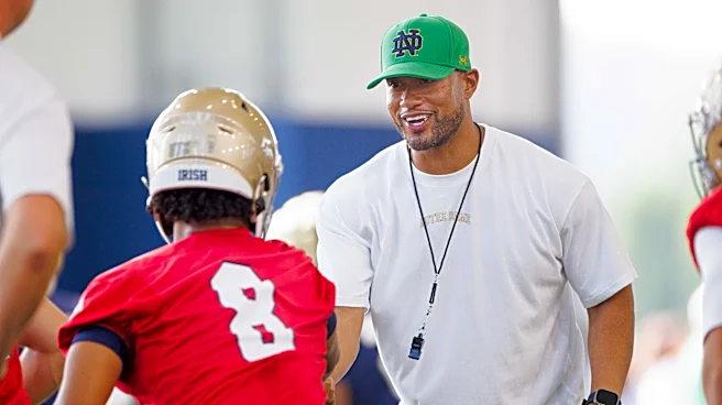 Notre Dame’s Marcus Freeman compliments former QB Kenny Minchey