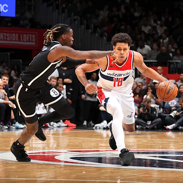 Kyshawn George shows added muscle in 21-point showing vs. Nets