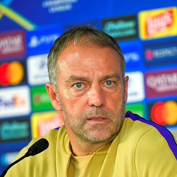 Hansi Flick explains decision to start Dani Olmo as a false nine for Barcelona vs Galatasaray