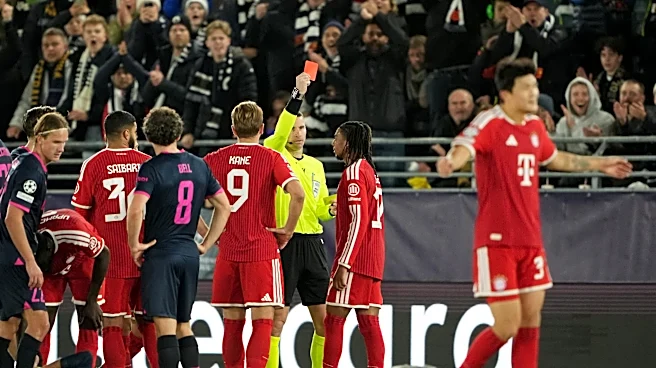 Michael Olise sent for first time in career in Bayern Munich’s 3-3 draw with Viking Star in UCL