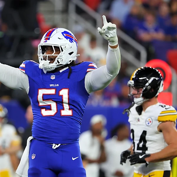 Bills re-sign familiar pass rusher, release DB who played 31 snaps vs. Rams