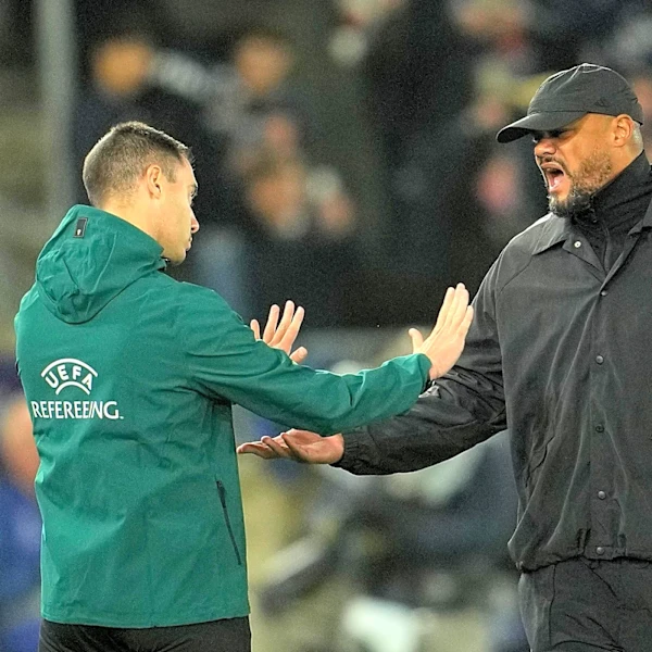 Vincent Kompany expresses frustration after Bayern Munich draw two games in a row