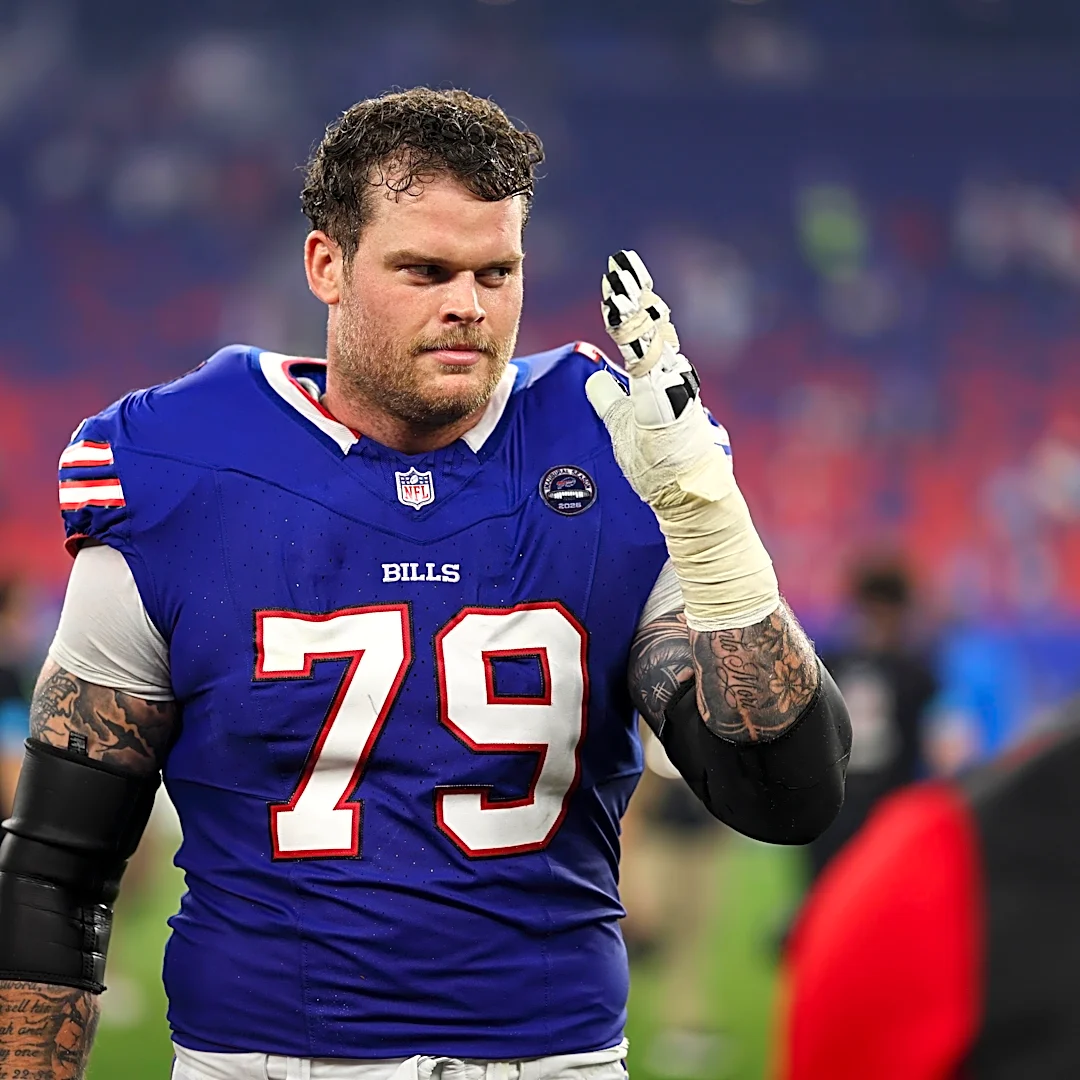 Bills injury report: Spencer Brown, Joshua Palmer limited Wednesday