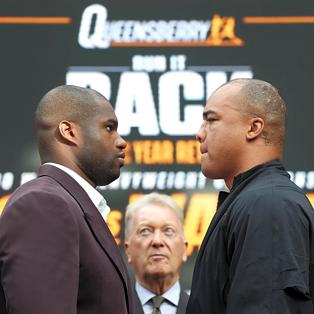 Face Off! Daniel Dubois, Fabio Wardley staredown video ahead of championship rematch in London