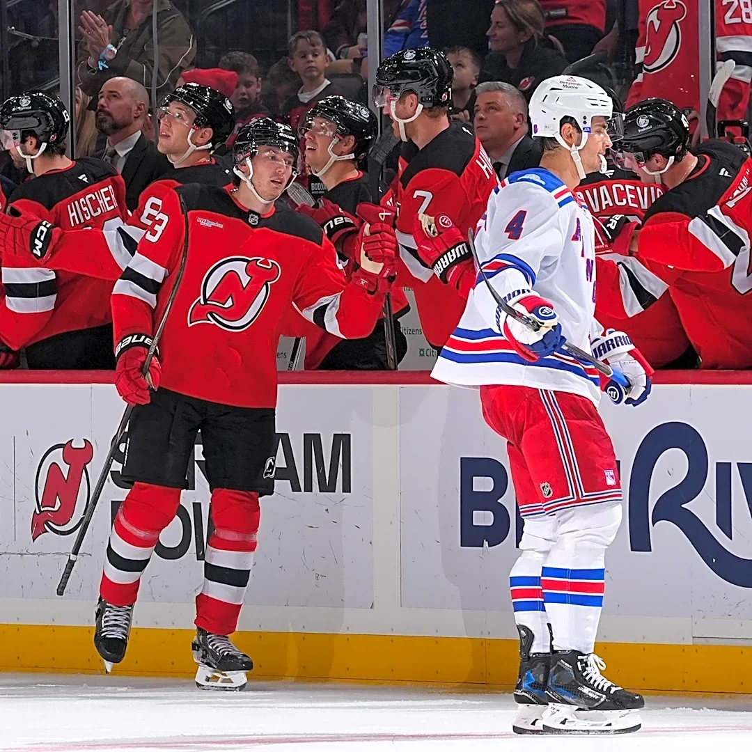 Luke Hughes Scores Twice In New Jersey Devils’ Huge 7-1 Win Over New York Rangers