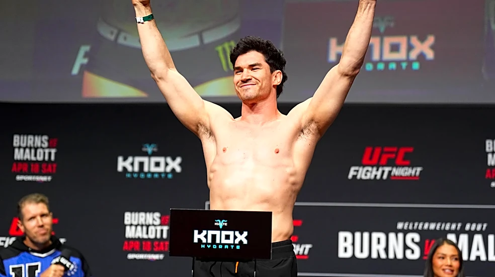 UFC Edmonton weigh-in results: Headliners Mike Malott, Joaquin Buckley cap off perfect slate