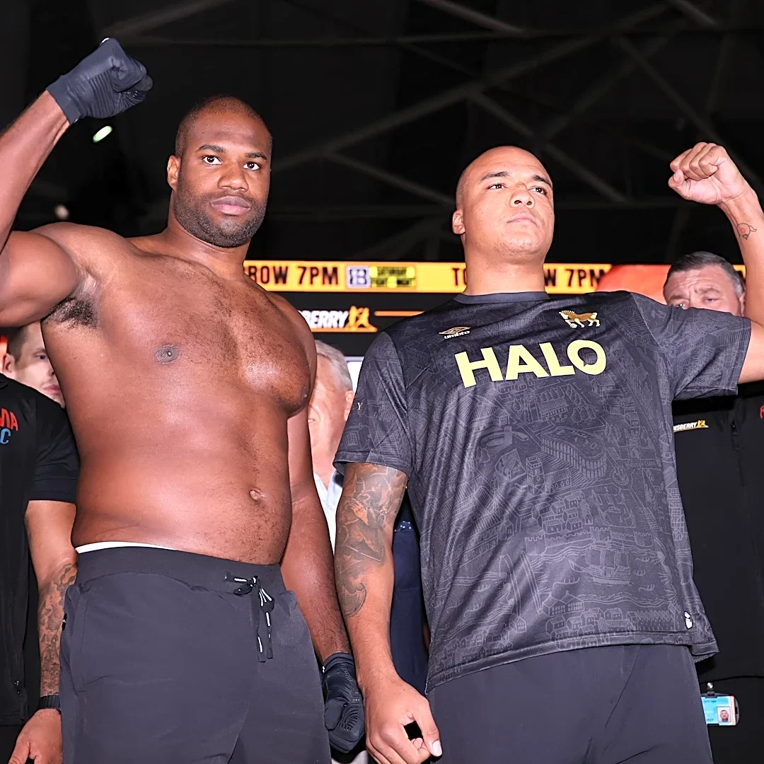 Daniel Dubois vs. Fabio Wardley 2 weigh-in results: Dubois has slight 5-pound edge ahead of Fight of the Year rematch