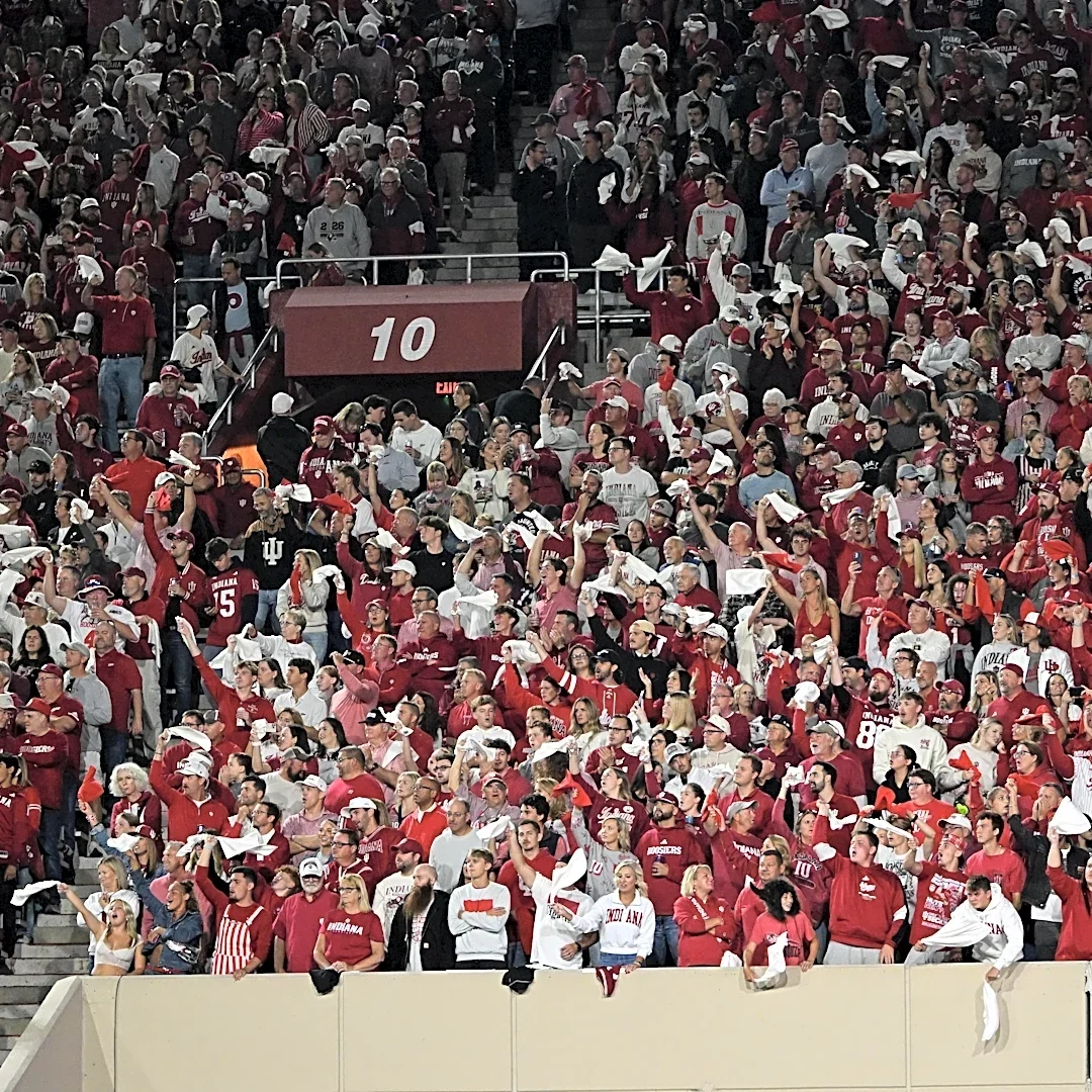 Indiana fans express their confidence levels ahead of the Ohio State game