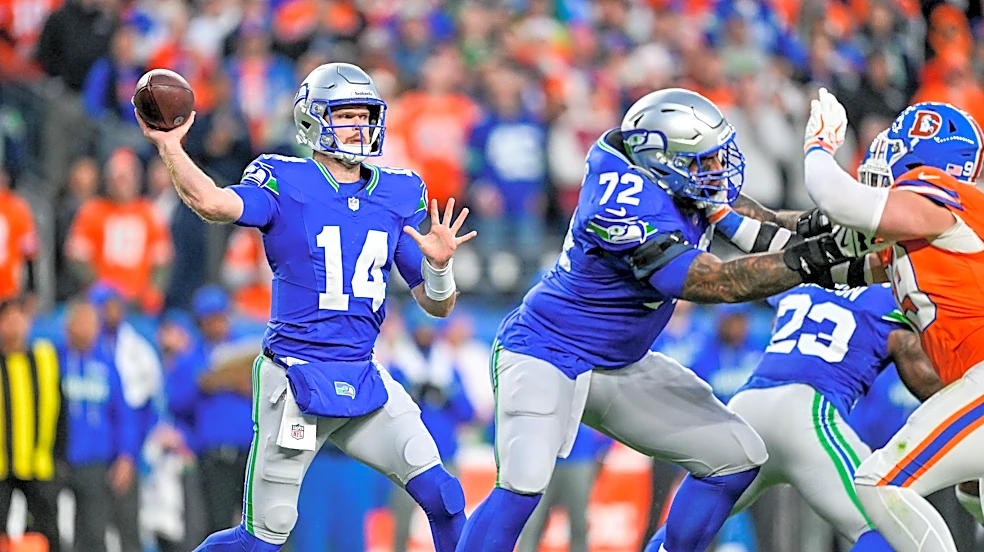 Mike Macdonald sticking with Sam Darnold as Seahawks starting quarterback